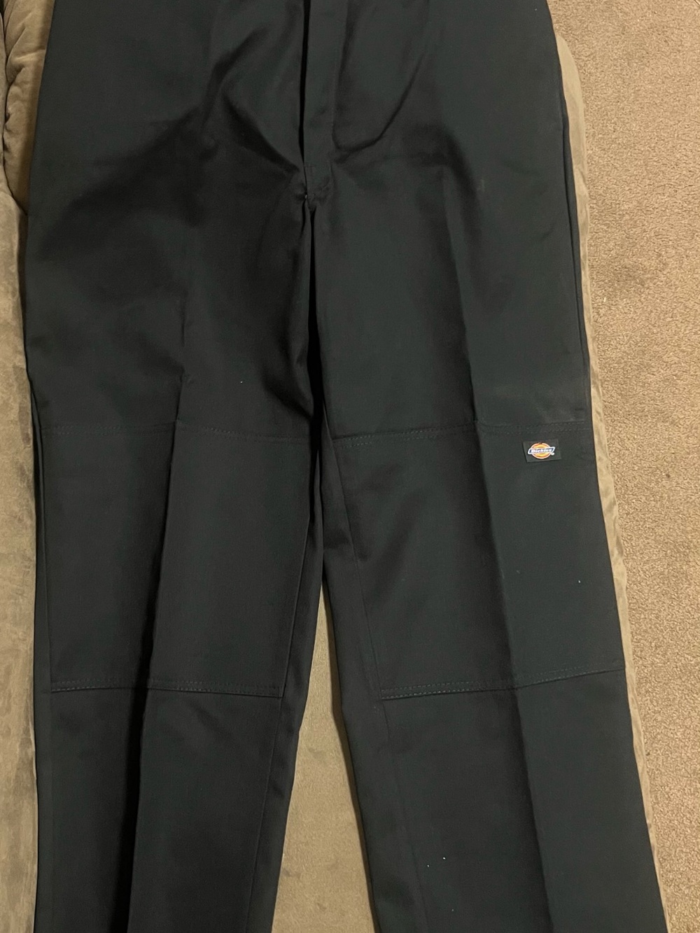 Dickies Men's Black Straight Work Chinos